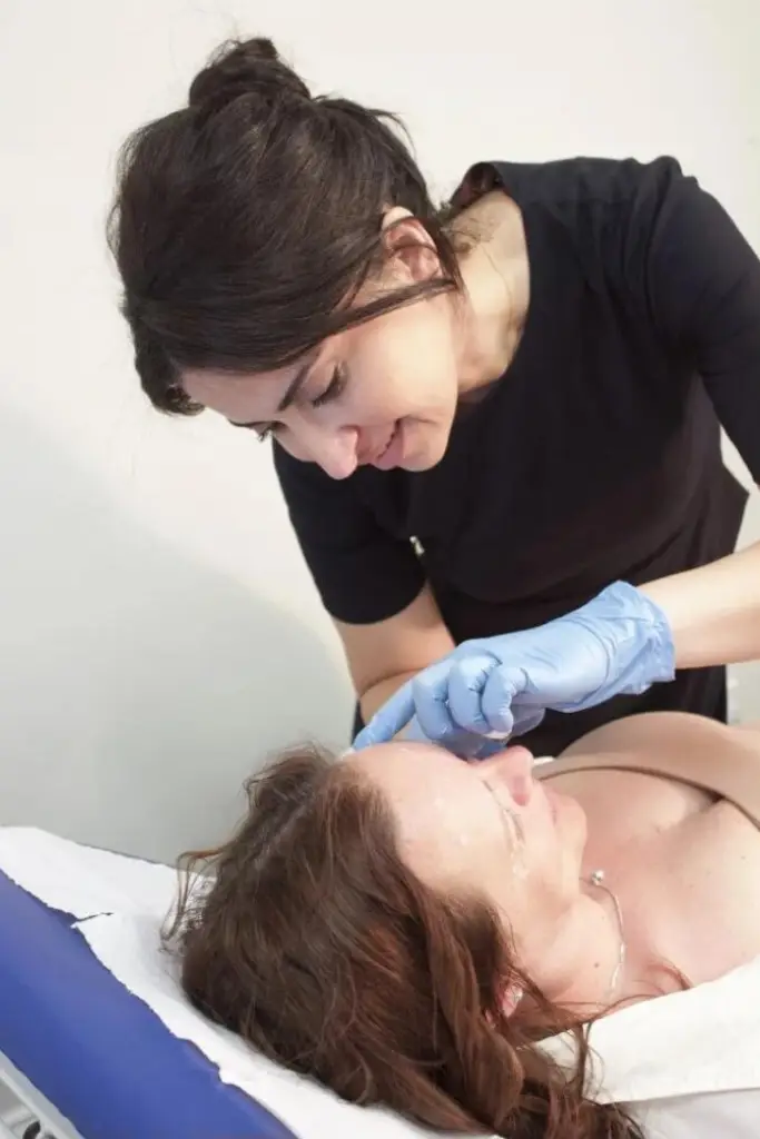 Dr. Raghda at clinic in Manchester